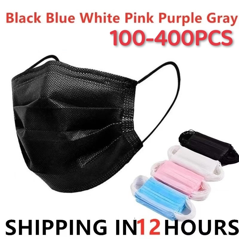 100-400 szt. Czarnych masek je – Disposable Surgical Mask recenzja i cena